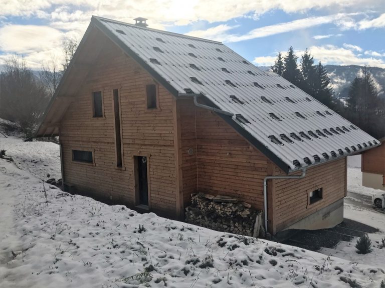 Chalet ossature bois en Haute Savoie