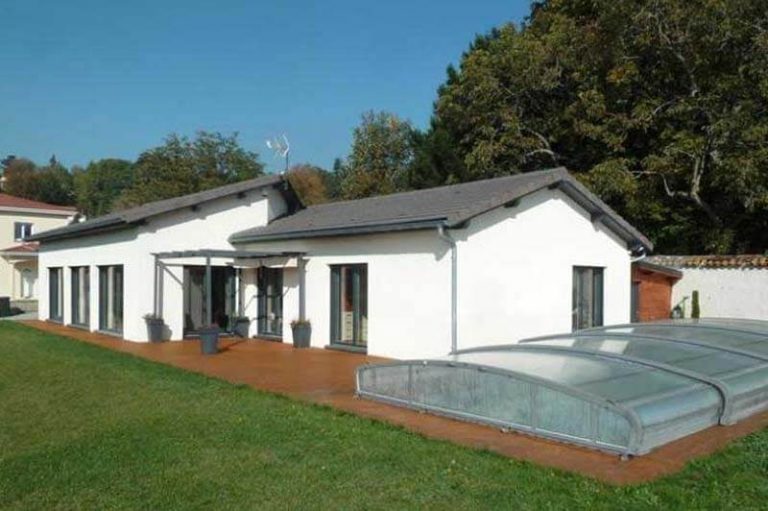 Maison en ossature bois à Saint-Cyr-au-Mont-d'Or dans le Rhône