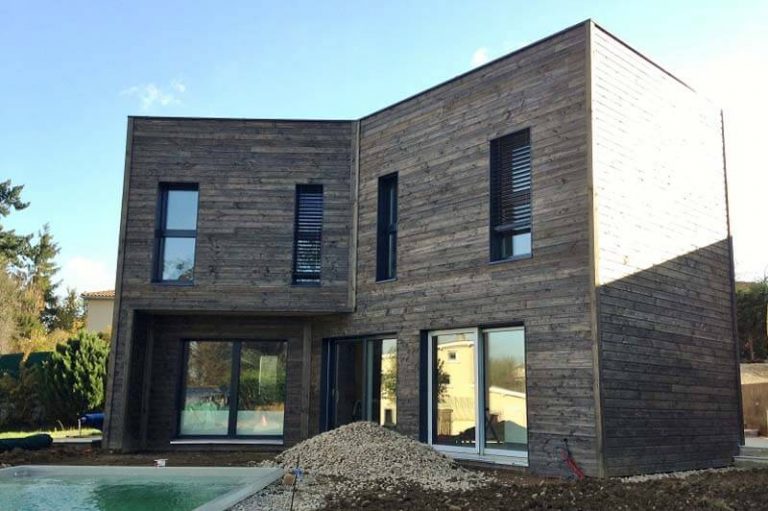 Maison en ossature bois à Sainte-Foy-lès-Lyon (Rhône - 69)