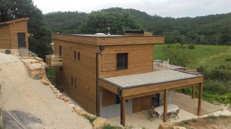 Maison ossature bois dans le Gard à Goudargues 3