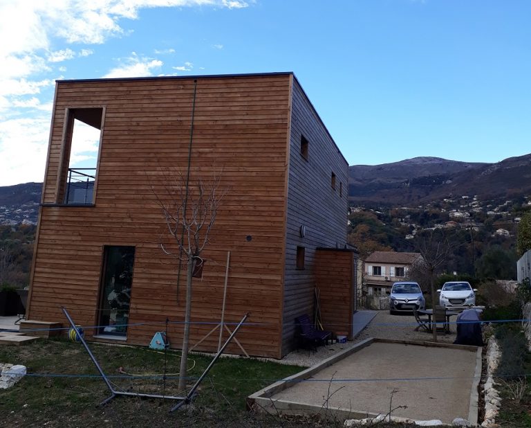 Maison ossature bois à Vence 3