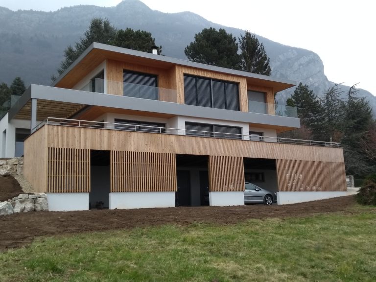 Maison d'Architecte en ossature bois du Veyrier du Lac